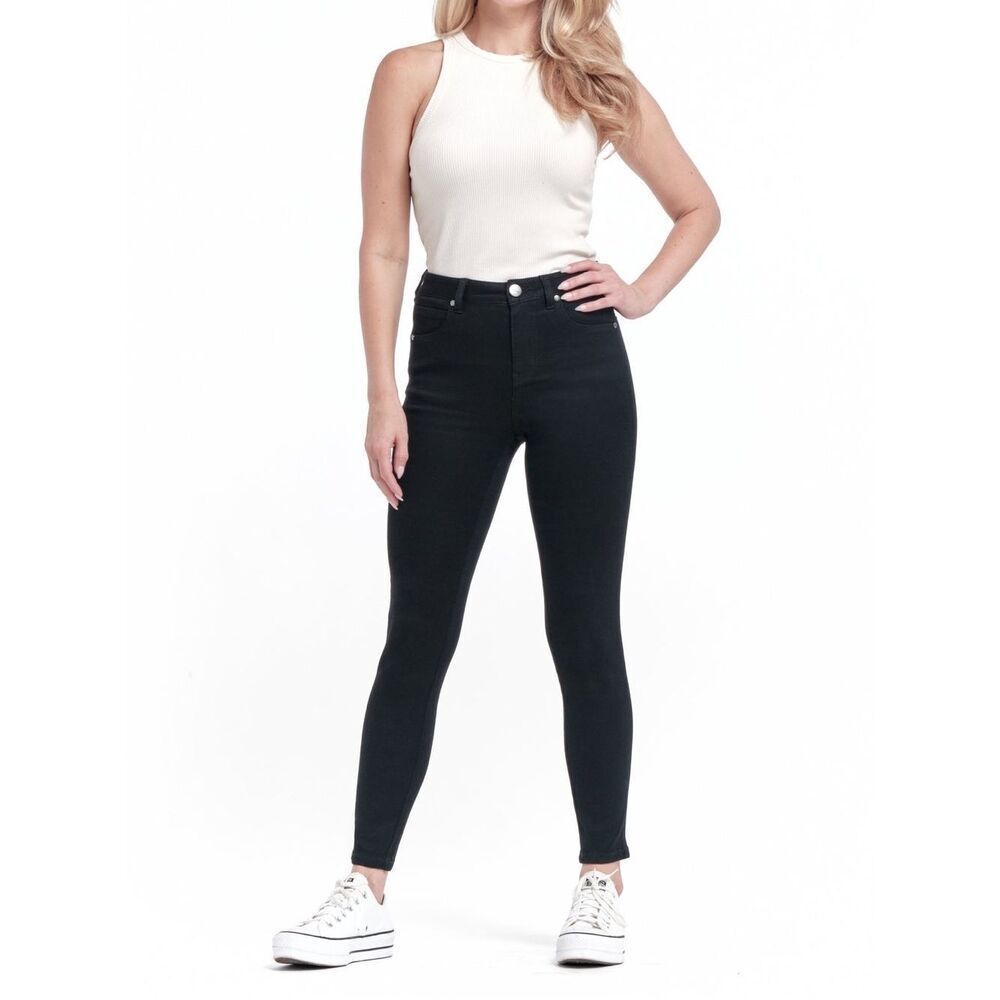 1822 Denim Women's Soft as Butter Ankle Skinny in Black Size 12